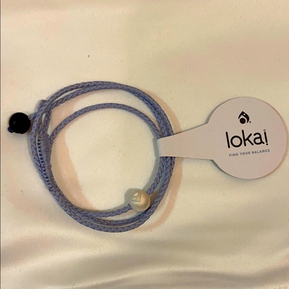 Lokai Jewelry - Lokai triple wrap cord bracelet - ice blue - NWT